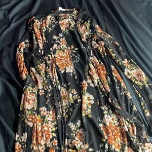 Lace flower cardigan